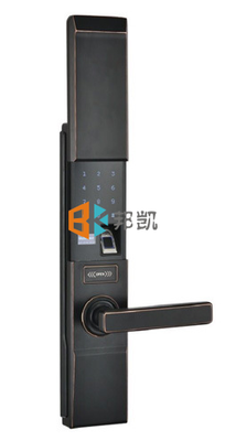 自动滑盖指纹锁